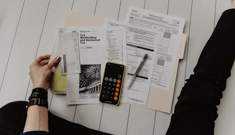 Calculadora sobre documentos financeiros